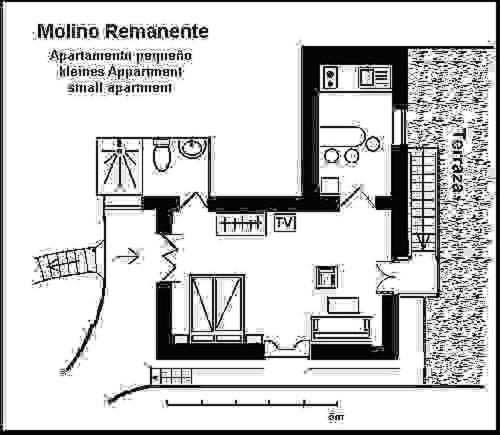Molino Remanente Lägenhet Santa Cruz de la Palma  Rum bild